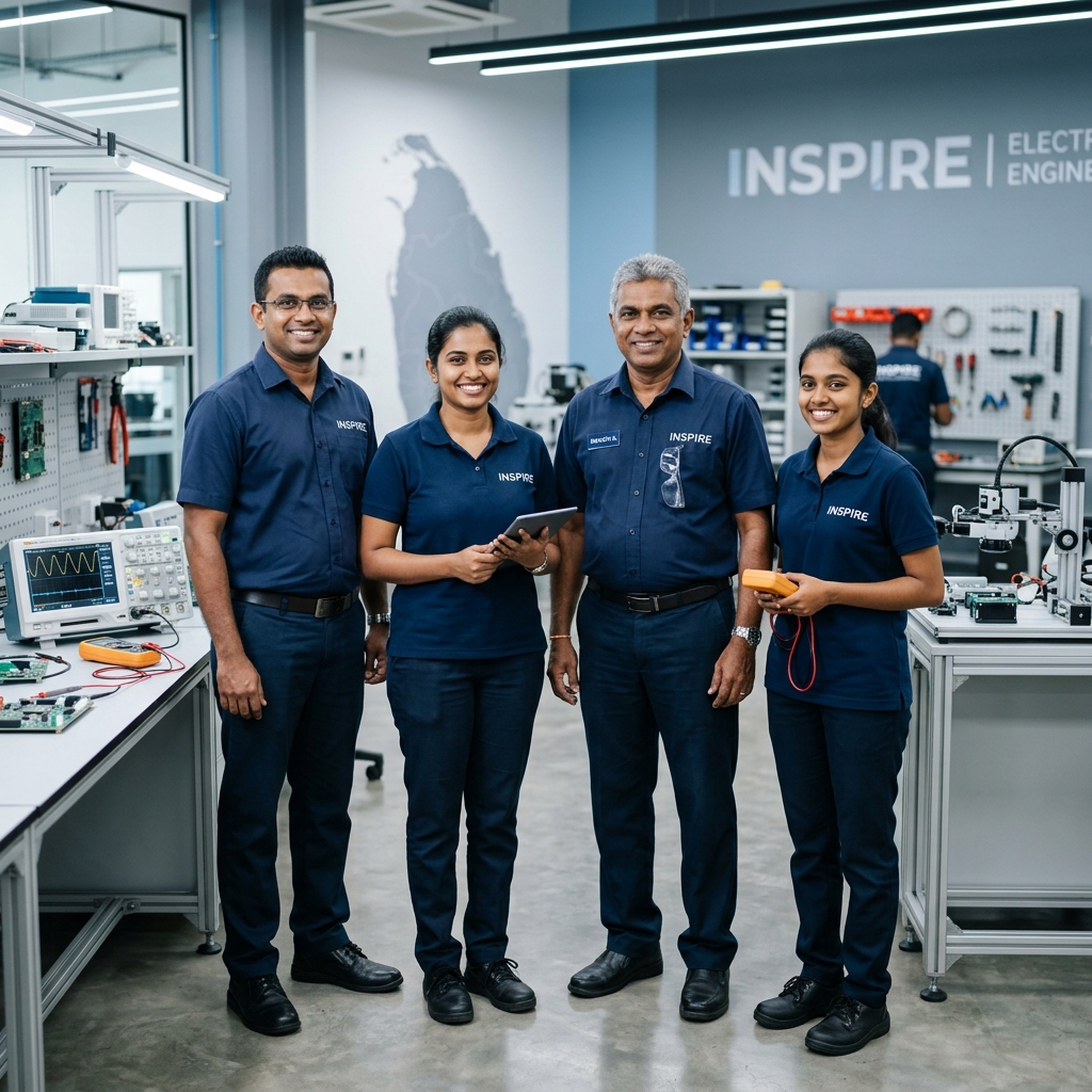 Inspire Sri Lankan engineering team delivering systems on site